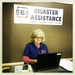 A Small Business Administration Representative Works at a Disaster Recovery Center