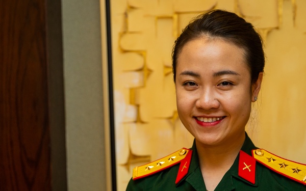 Vietnamese People's Army officer participates in international exercise