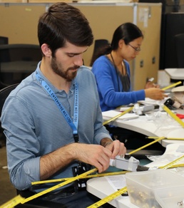 Fox Hunt participant assembles homemade antenna