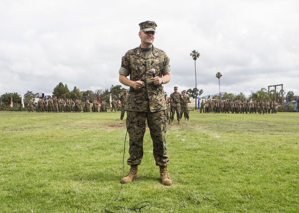 Marine Wing Headquarters Squadron 3 Change of Command