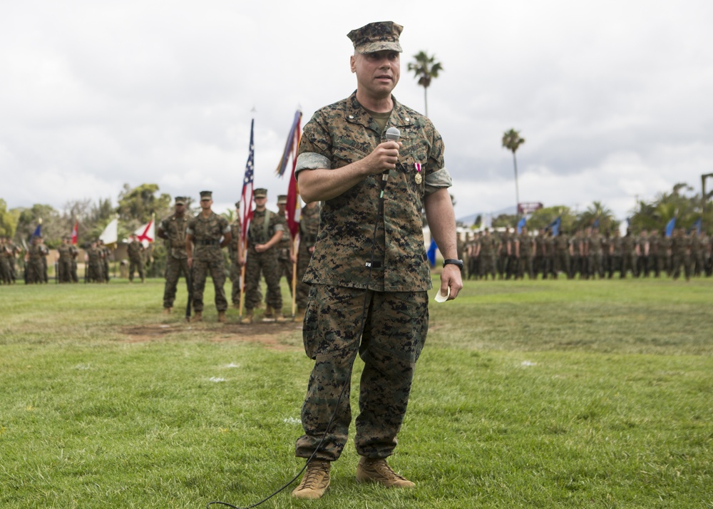 Marine Wing Headquarters Squadron 3 Change of Command