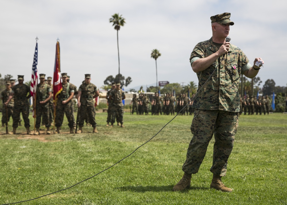 Marine Aviation Logistics Squadron 16 Change of Command