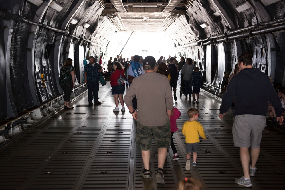 Belly of the C-5 beast