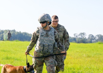 Dogs, handlers from across US Army train at Fort Benning for deployment