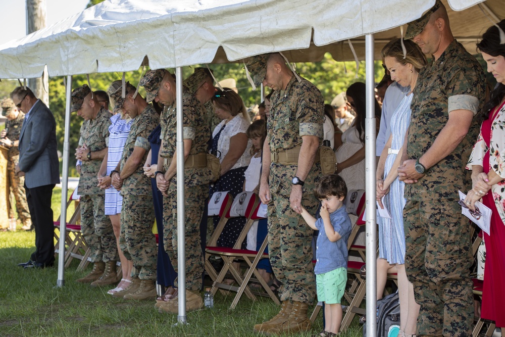 1st Bn, 10th Marine Regiment Change of Command