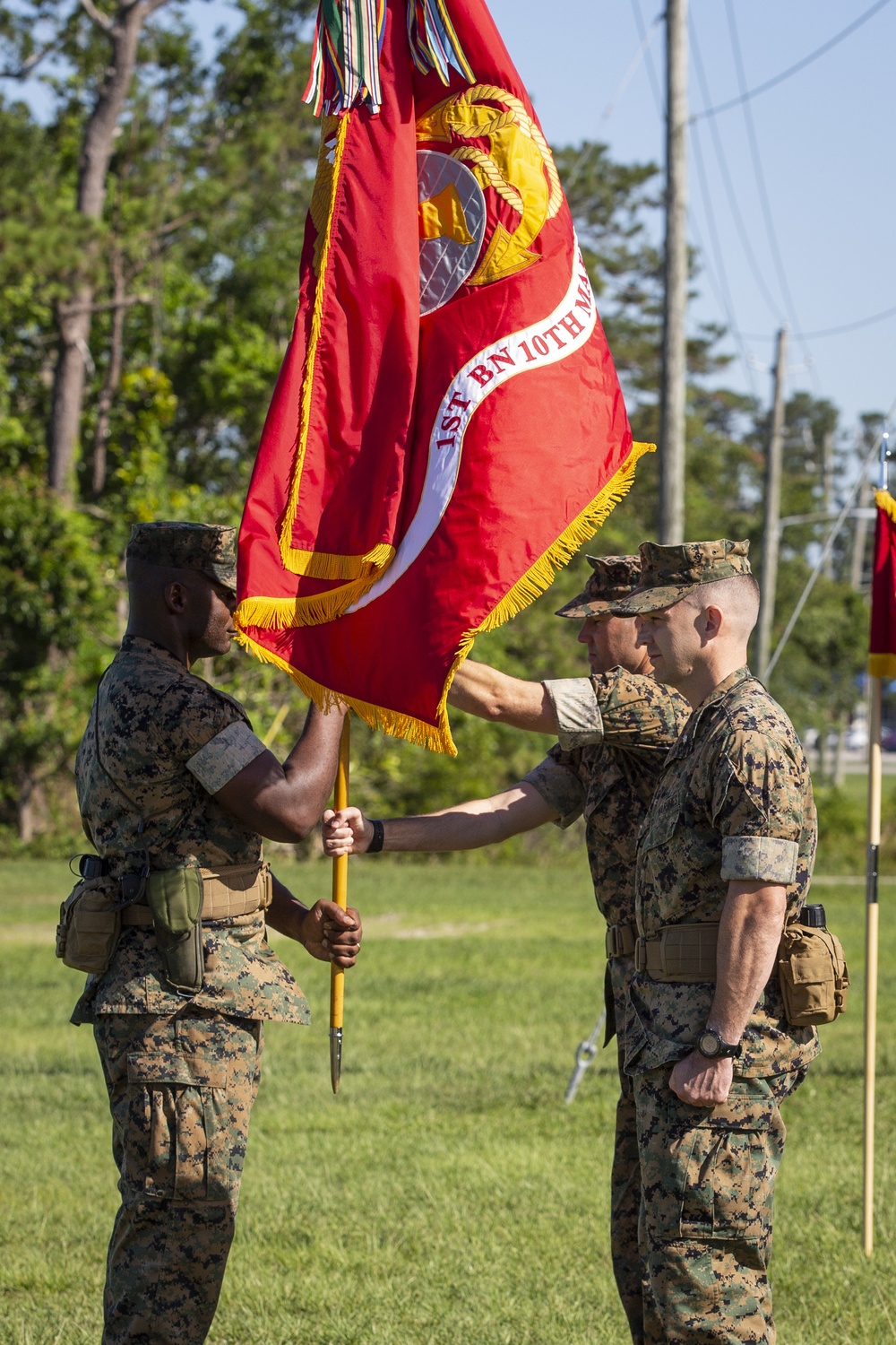 1st Bn, 10th Marine Regiment Change of Command