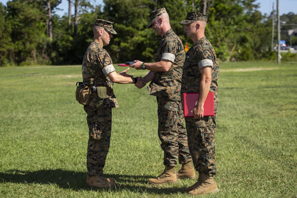 1st Bn, 10th Marine Regiment Change of Command