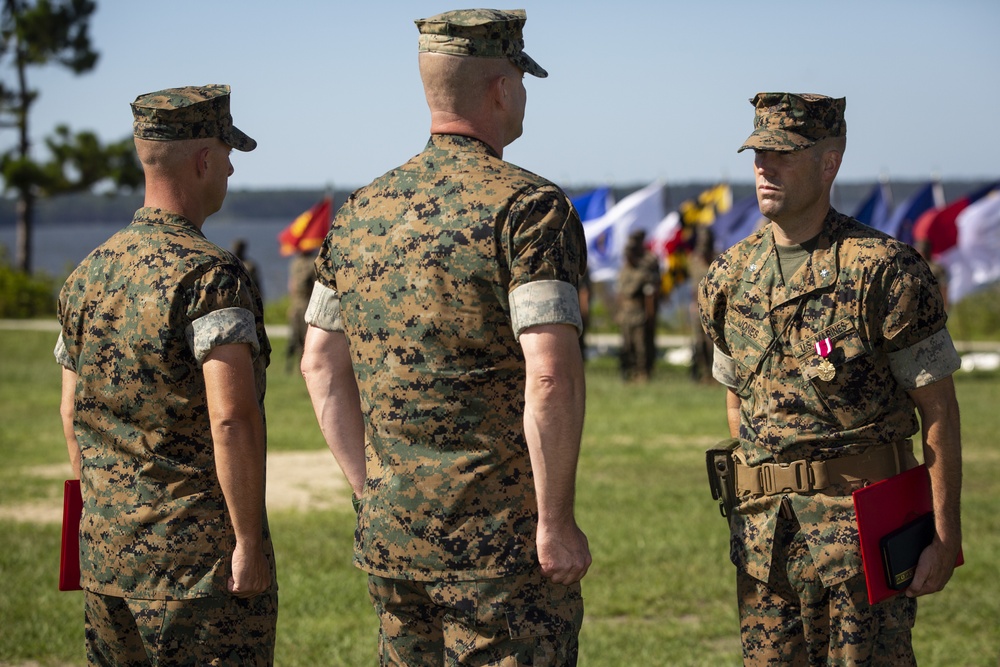 1st Bn, 10th Marine Regiment Change of Command