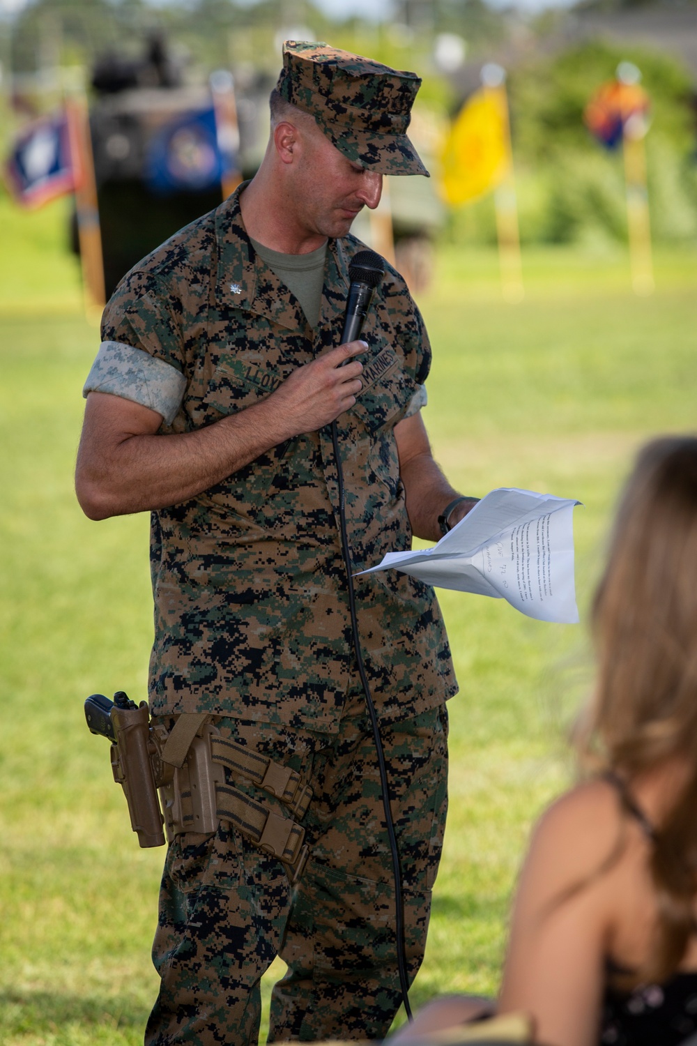 2nd Amphibian Assault Battalion Change of Command