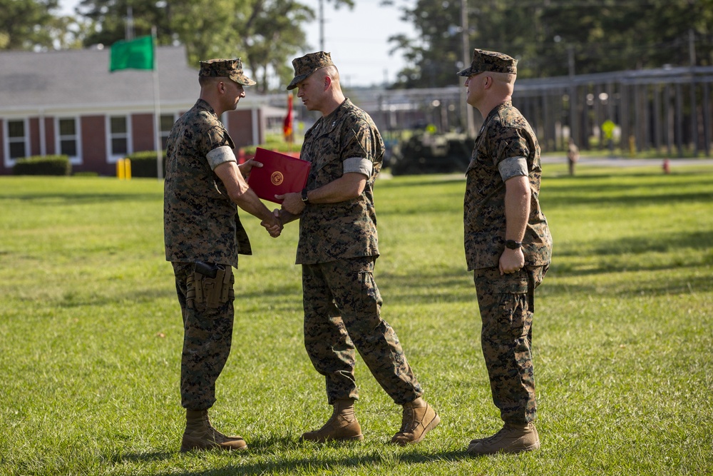 2nd Amphibian Assault Battalion Change of Command