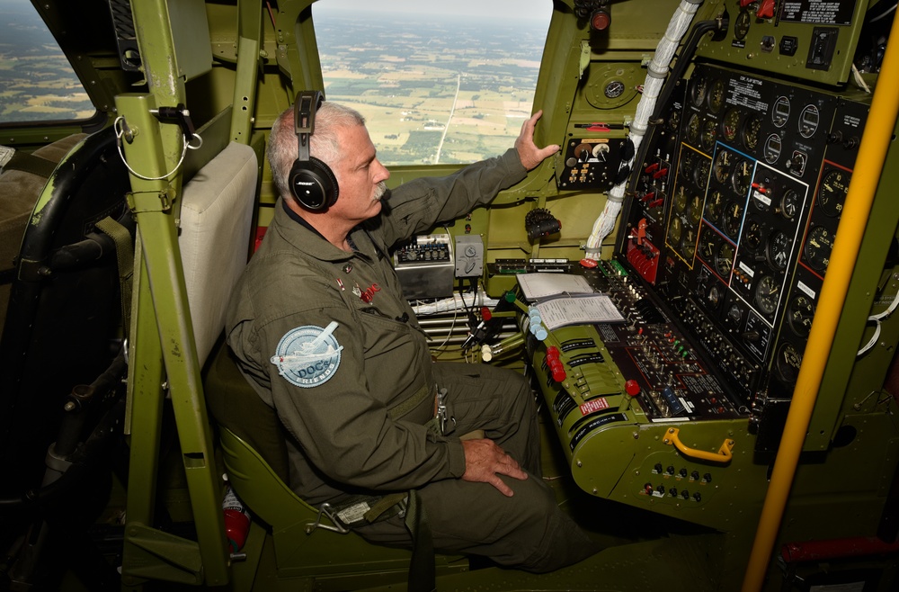 Flight engineer on Doc's controls