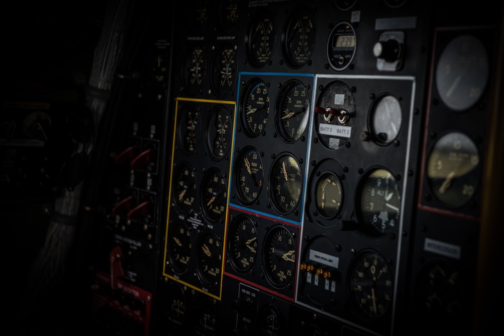 B-29 flight engineer panel