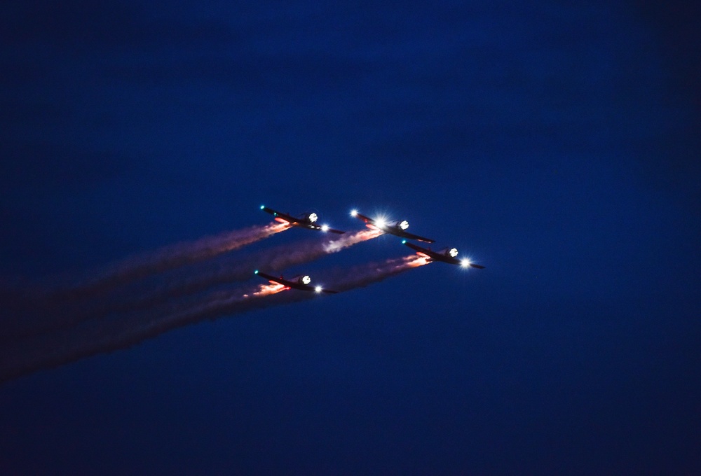 Night performance at Wings over Whiteman 2019