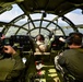 In the cockpit of a B-29