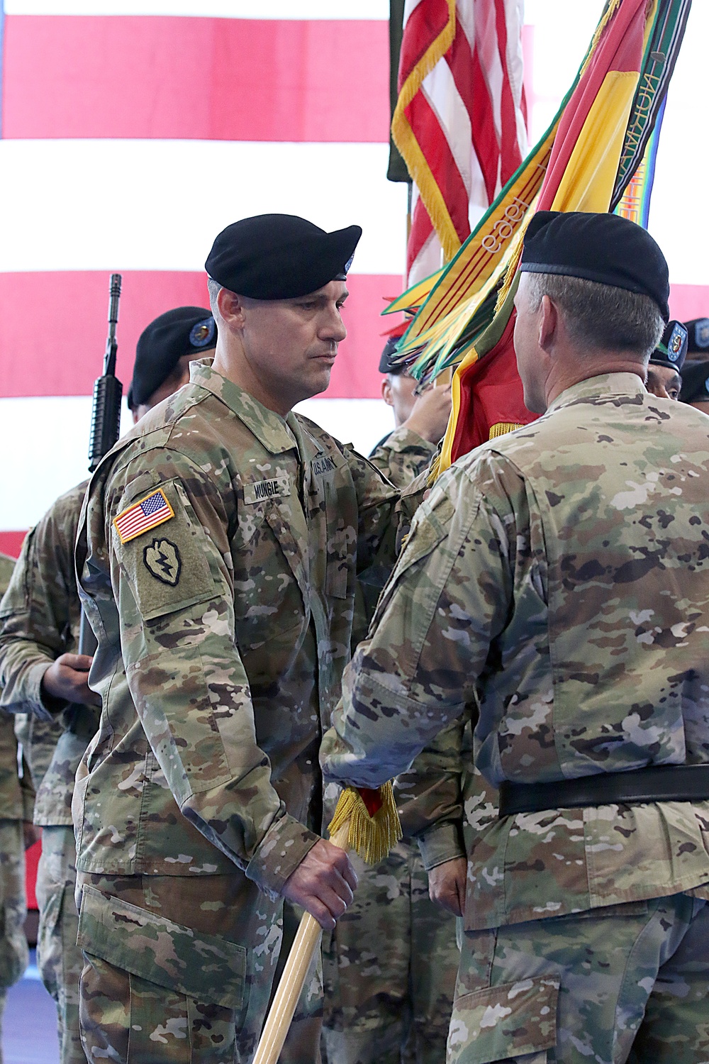 1st Infantry Division Artillery change of command