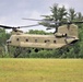 Illinois National Guard Chinook helicopters, crews support training at Fort McCoy