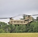 Illinois National Guard Chinook helicopters, crews support training at Fort McCoy