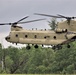 Illinois National Guard Chinook helicopters, crews support training at Fort McCoy