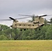 Illinois National Guard Chinook helicopters, crews support training at Fort McCoy