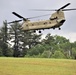 Illinois National Guard Chinook helicopters, crews support training at Fort McCoy