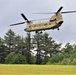 Illinois National Guard Chinook helicopters, crews support training at Fort McCoy