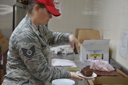 210th RED HORSE services serves up tasty food