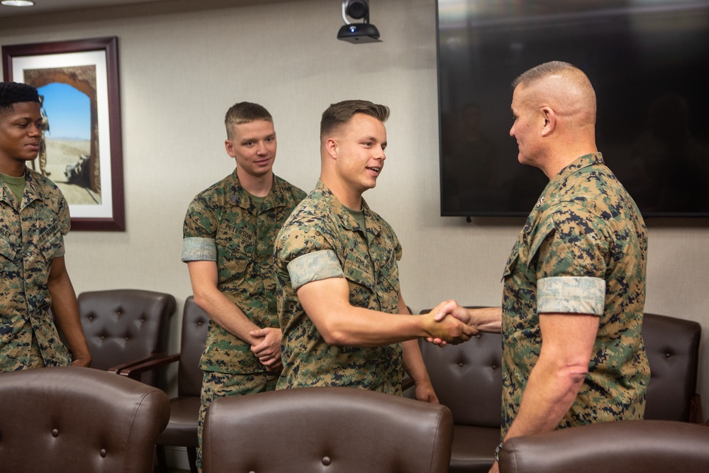 2nd MAW CG Awards FWNY 2019 Marine Corps Flag Football Team Members