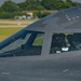 B-2 pilot gives thumbs-up to crowd
