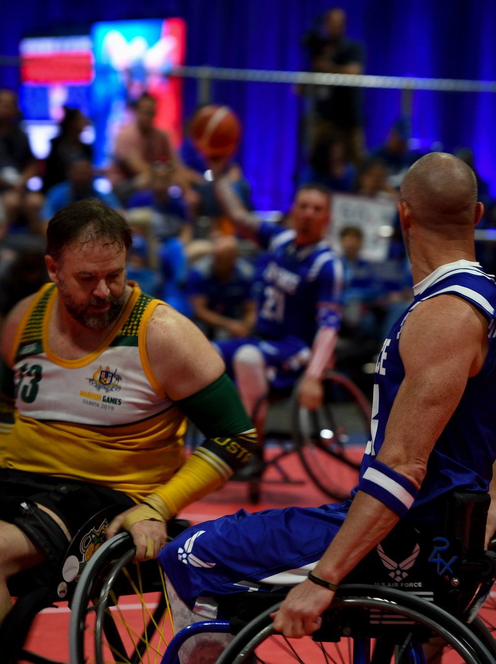 Warriors Compete in Wheelchair Basketball Preliminaries