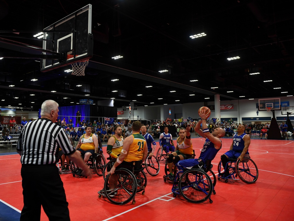 Warriors Compete in Wheelchair Basketball Preliminaries