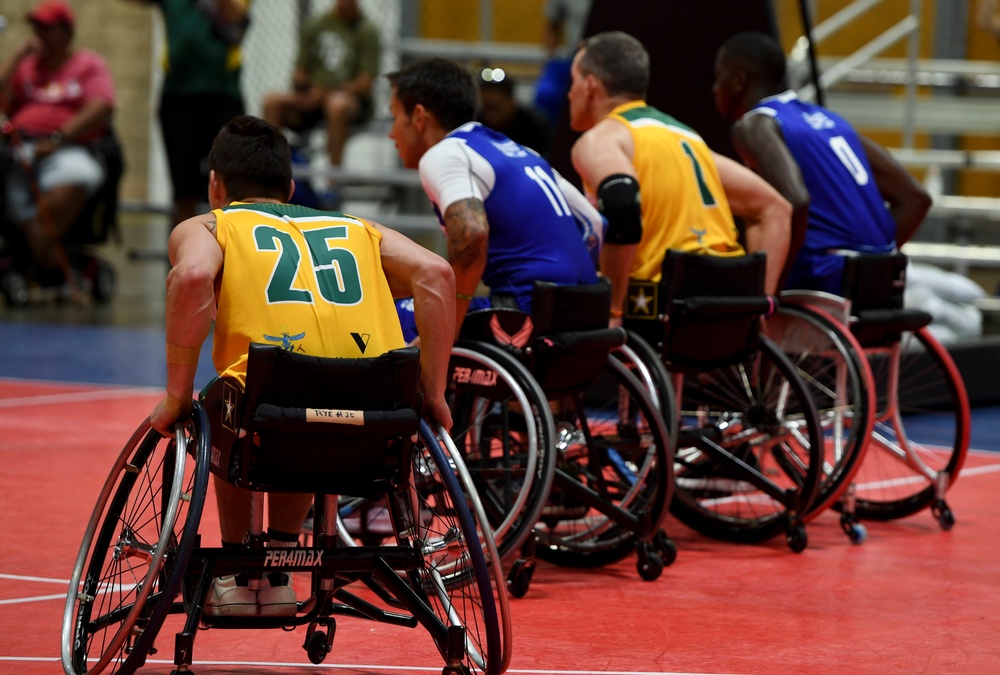 Warriors Compete in Wheelchair Basketball Preliminaries