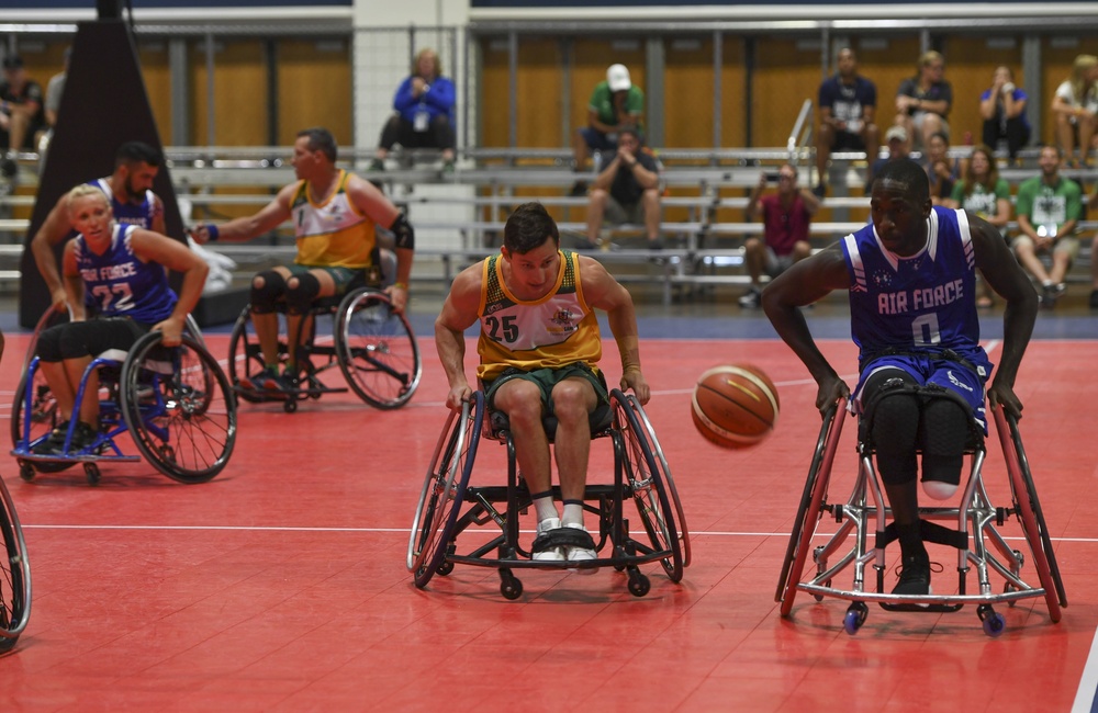 Warriors Compete in Wheelchair Basketball Preliminaries