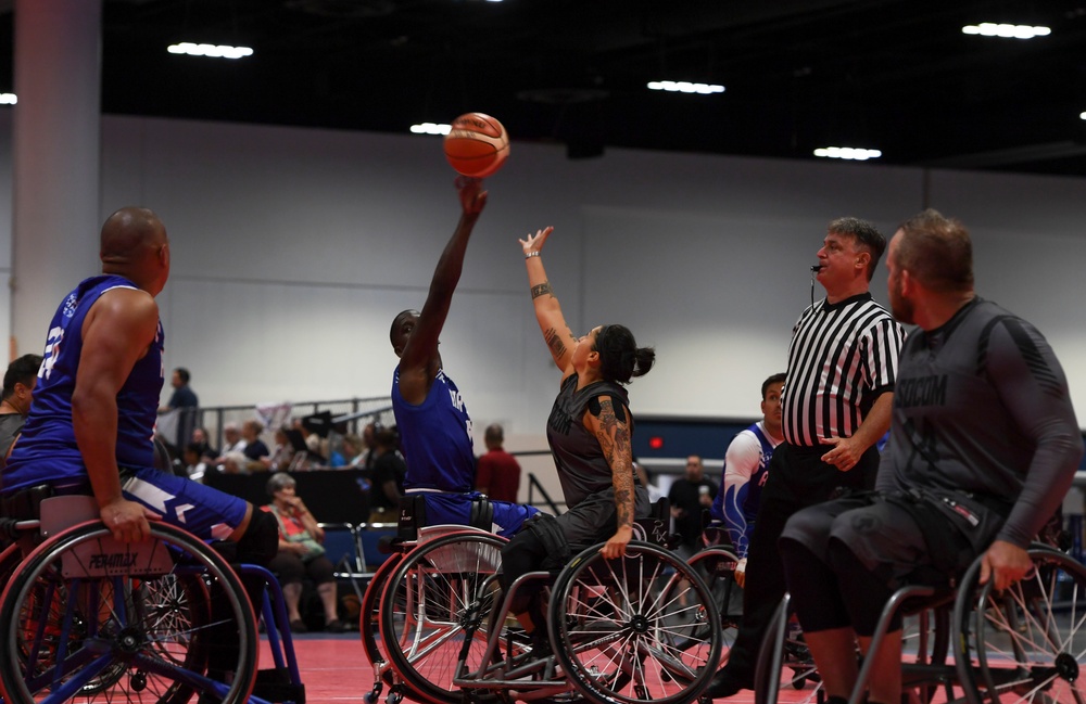 Warriors Compete in Wheelchair Basketball Preliminaries