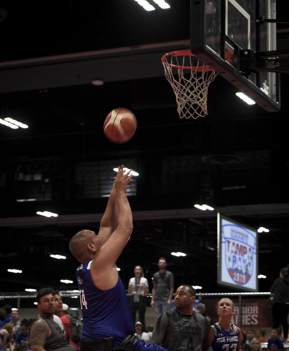 Warriors Compete in Wheelchair Basketball Preliminaries