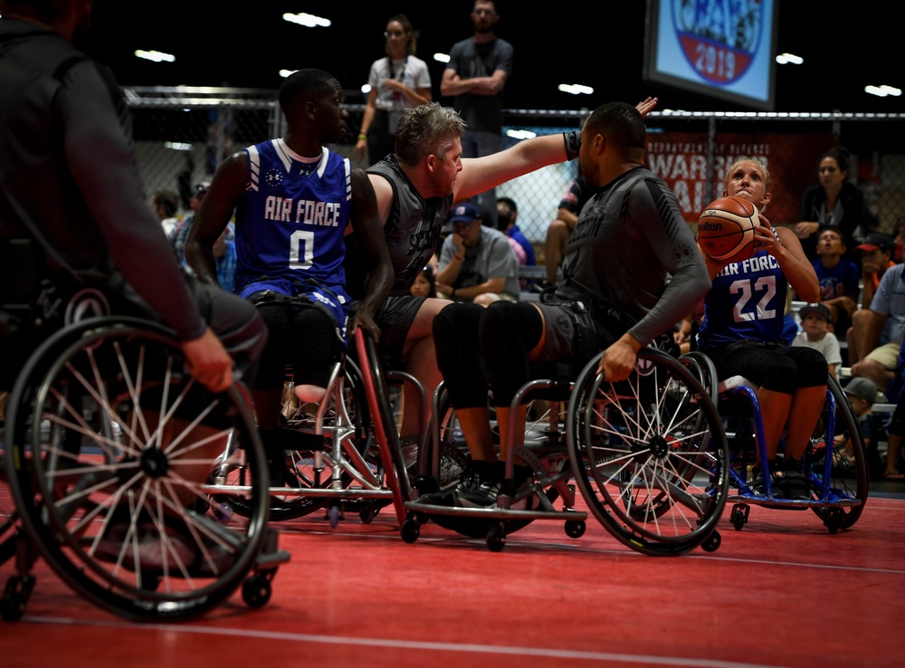 Warriors Compete in Wheelchair Basketball Preliminaries