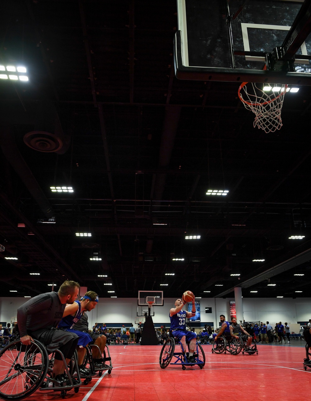 Warriors Compete in Wheelchair Basketball Preliminaries