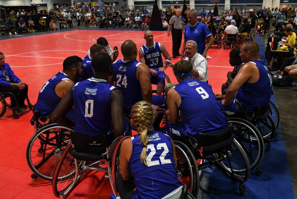 Warriors Compete in Wheelchair Basketball Preliminaries