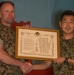 Okinawa Marine Corps commanding general is recognized by a Japan Ground Self-Defense Force general