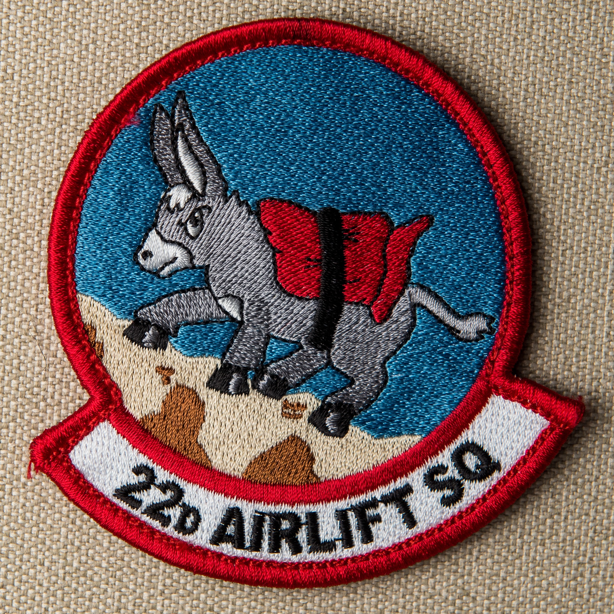 Travis AFB 22 AS C-5M Super Galaxy PVC Patch - 22D Airlift