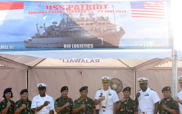 USS Patriot arrives in Jakarta, Indonesia