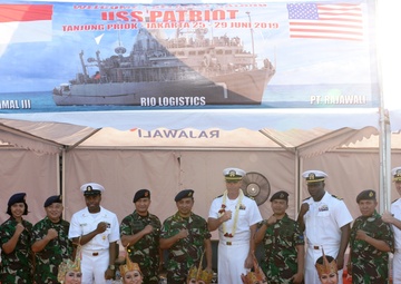 USS Patriot arrives in Jakarta, Indonesia