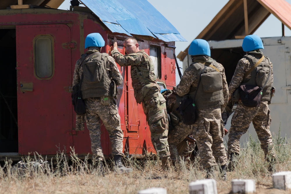 Cordon and Search training at Steppe Eagle 19