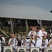 Navy Band Great Lakes Perform as a Jazz Ensemble during Quad Cities Navy Week.