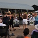 Navy Band Great Lakes Perform as a Jazz Ensemble during Quad Cities Navy Week.