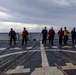 USS MOMSEN Participates in flight deck fire drills