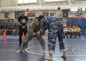 U.S. Service Members and Kuwaitis Compete in Combatives Tournament