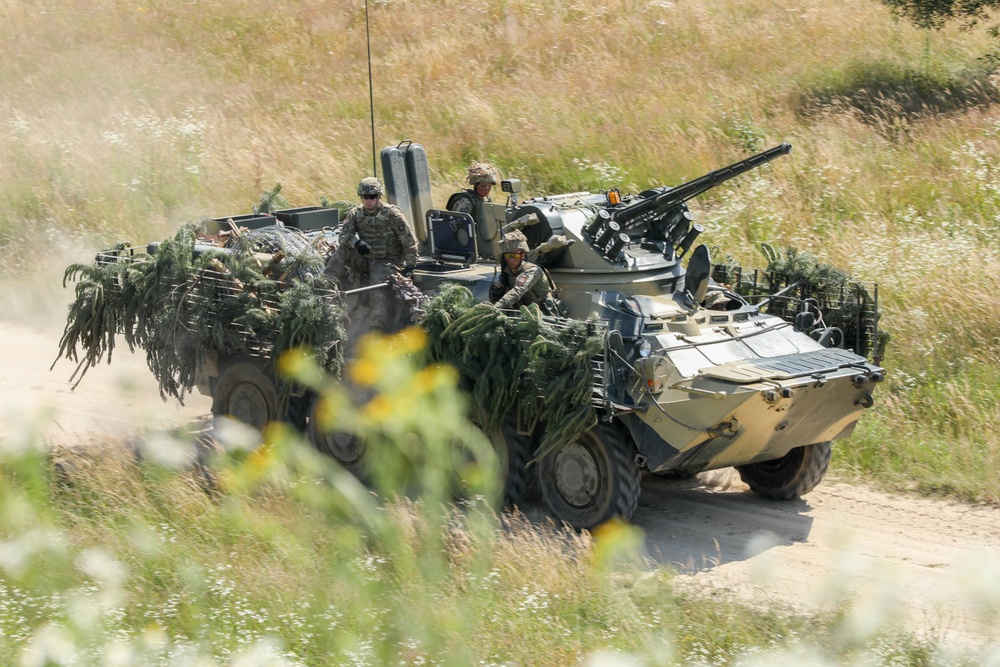 95th Air Assault Brigade Company Live Fire Exercise