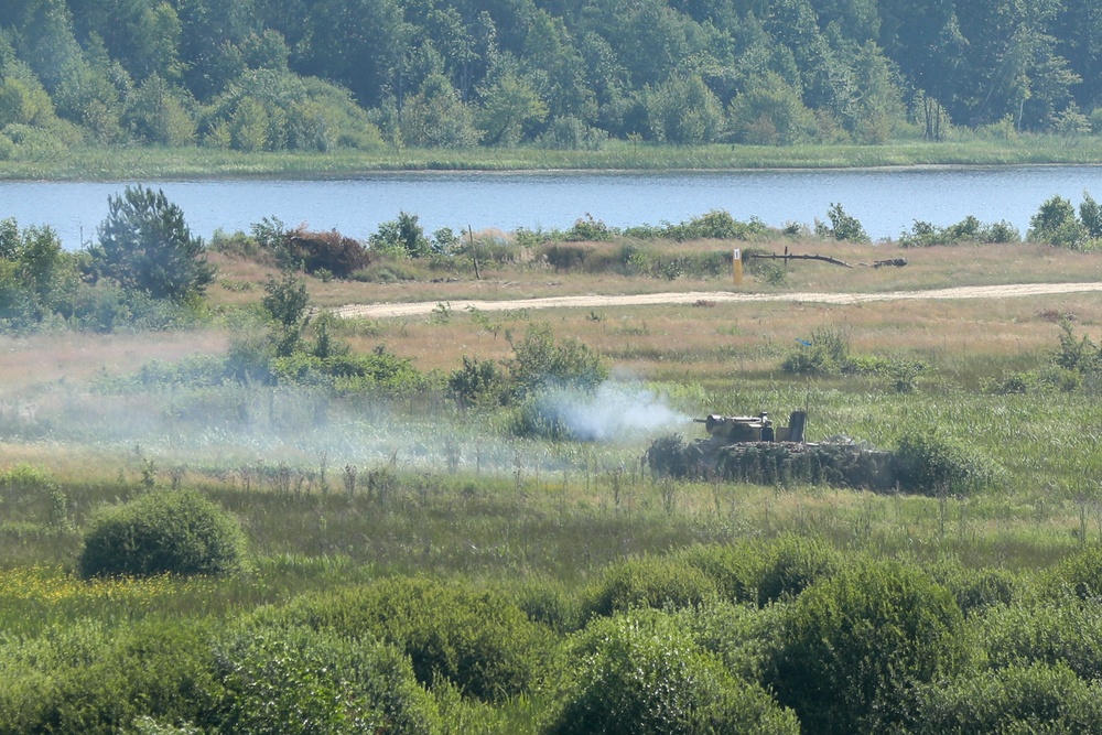 95th Air Assault Brigade Company Live Fire Exercise