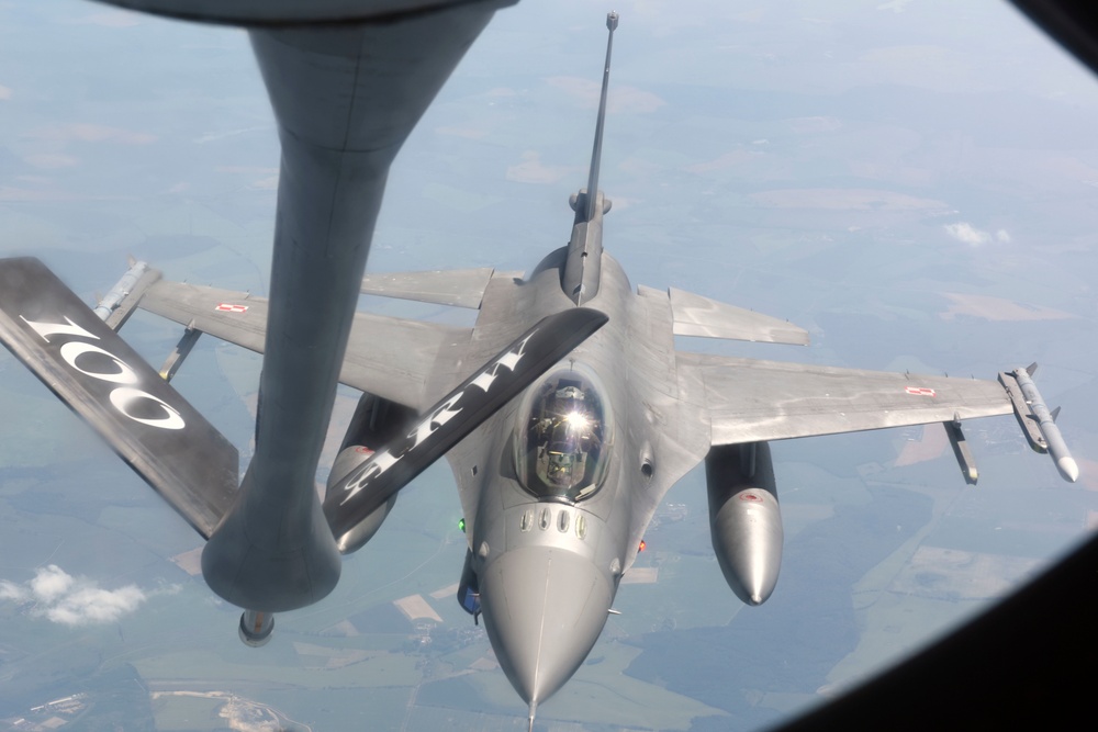 100th Air Refueling Wing KC-135s participate in Baltic Operations exercise