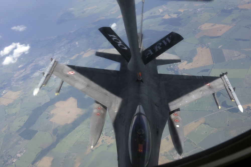 100th Air Refueling Wing KC-135s participate in Baltic Operations exercise